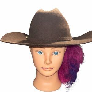 Stetson Stallion XXX Brown Western Cowboy Hat Size 7 Made in USA
